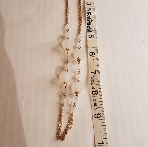 Gold tone necklace  j271 - Picture 3 of 5